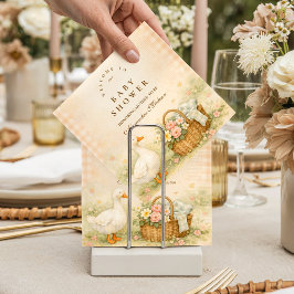 Skurril - Lachhafte Gans - Baby Shower zum Frühlin Serviette