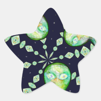 skurril Stern-Aufkleber