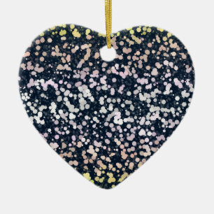 Skurril süße Retro-Boho-Flora-Pangender-Stolzflagg Keramik Ornament