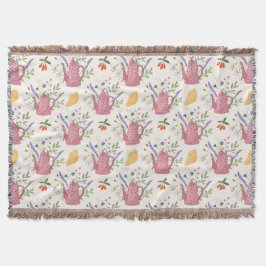 Skurril-Teatime-Doodle-Wurfdecke Decke