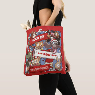 Skurril Tierfans Juhu Für Shopping Illustration