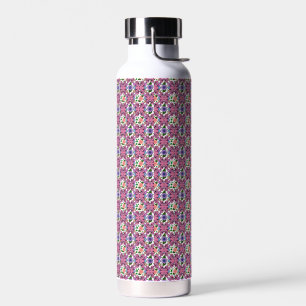 Skurril-Vogelfloralmuster Trinkflasche
