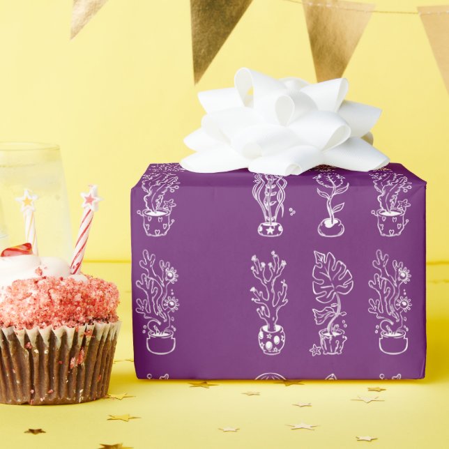 Skurrile Botanik Geschenkpapier (Geburtstagsparty)