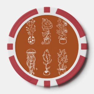 Skurrile Botanik Pokerchips