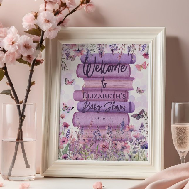 Skurrile Bücher Schmetterlinge & Wildblumen Willko Poster (Von Creator hochgeladen)
