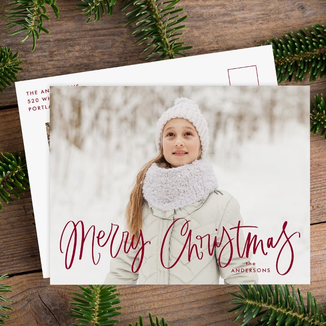 Skurrile Cranberry-Schrift Frohe Weihnachten 2 Fot (Von Creator hochgeladen)