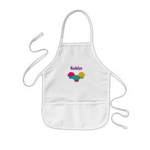 Skurrile Cupcake-Bäckerei-Illustrationsmuster Kinderschürze