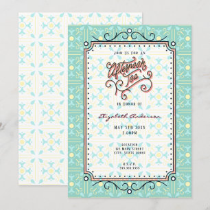 Skurrile Einladung zur Nachmittags-Teeparty