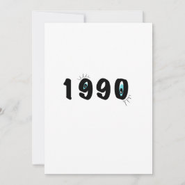 Skurrile Geburtstagskarte mit Augen-Grafik für 199