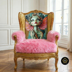 Skurrile gotische Gargoyle-Fee-Decoupage Seidenpapier