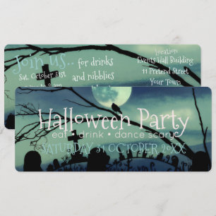 Skurrile Halloween-Party-Einladungen Einladung