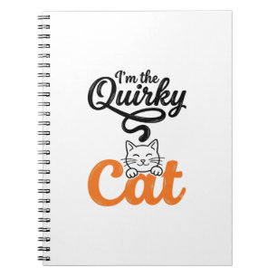 Skurrile Katze Vintage Gravur Katzenliebhaber Desi Notizblock