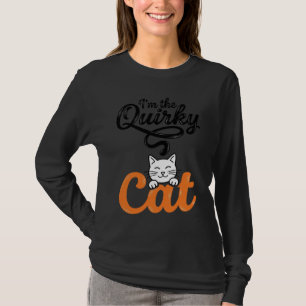 Skurrile Katze Vintage Gravur Katzenliebhaber Desi T-Shirt