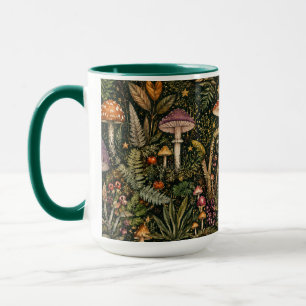 Skurrile Pilzmorgen-Kaffeetasse Ästhetik Tasse