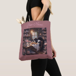 Skurrile Skunk-Teestube Bücher und Rosen Sommer