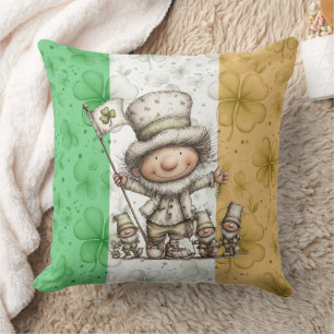 Skurrile St. Patrick's Day Charaktere Kissen