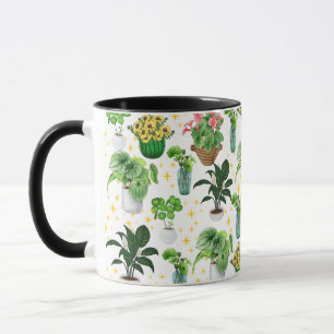 Skurrile Topfpflanzen Tasse