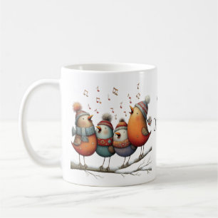 Skurrile Vier Singvögel 12 Tage Weihnachten 11oz Kaffeetasse