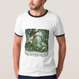 Skurrile Wald-Natur-Dekoration T-Shirt