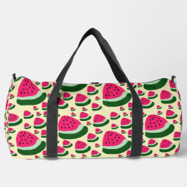Skurrile Wassermelonen Süßes Sommerfrucht-Muster Duffle Bag
