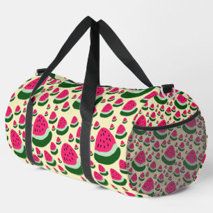 Skurrile Wassermelonen Süßes Sommerfrucht-Muster  Duffle Bag