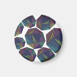 Skurrile Zentagled-Magnete Magnet
