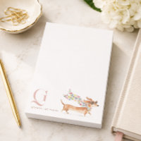 Skurriler Dachshund-Monogramm-Personalized