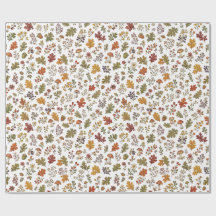 Skurriler Herbstwald-Blatt-Pilz-Muster