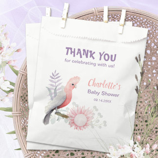 Skurriler Lavendelgarten Florale Vogel Baby-Party Geschenktütchen