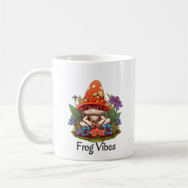 Skurriler Pilz-Frosch-Kaffeebecher Kaffeetasse