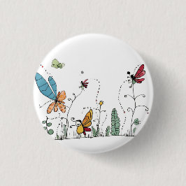 Skurriles Käfer-Abzeichen, käferthematisierter Pin Button