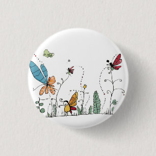 Skurriles Käfer-Abzeichen, käferthematisierter Pin Button