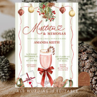 Skurriles Weihnachten Mistelzweig und Mimosas