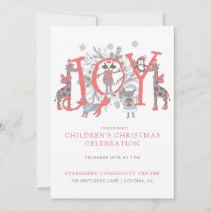 Skurriles Weihnachtsfest für Kinder Einladung