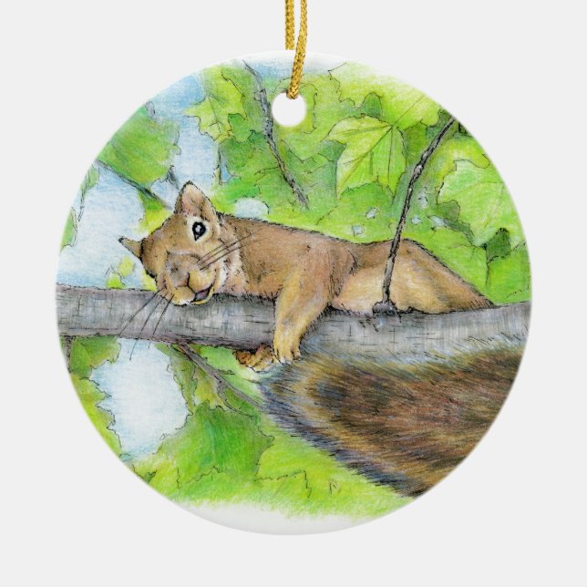 SKWIRL KERAMIK ORNAMENT (Vorne)