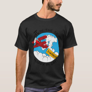Sky Airplane Funny Mathe Nerd Geburtstag Geschenk T-Shirt