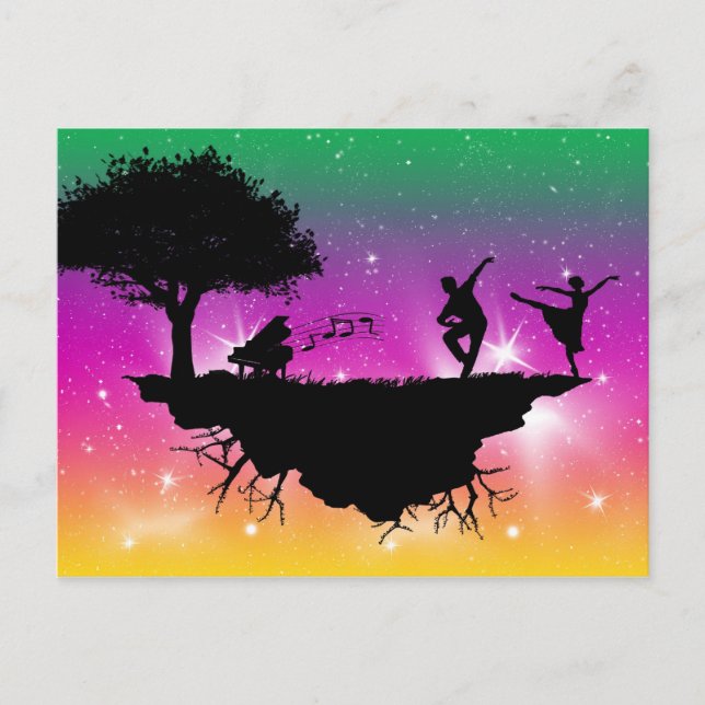 Sky Ballet Postkarte (Vorderseite)