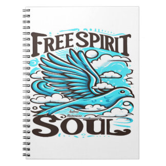 Sky Bird mit freiem Geist und Soul Notizblock