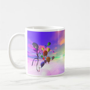 Sky Birthday Balloons Tasse