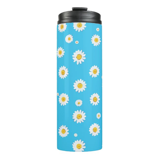 Sky Bloom Daisies Thermosbecher (Vorderseite)