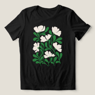 Sky Bloom Damen Floral T-Shirt Tri-Blend Shirt
