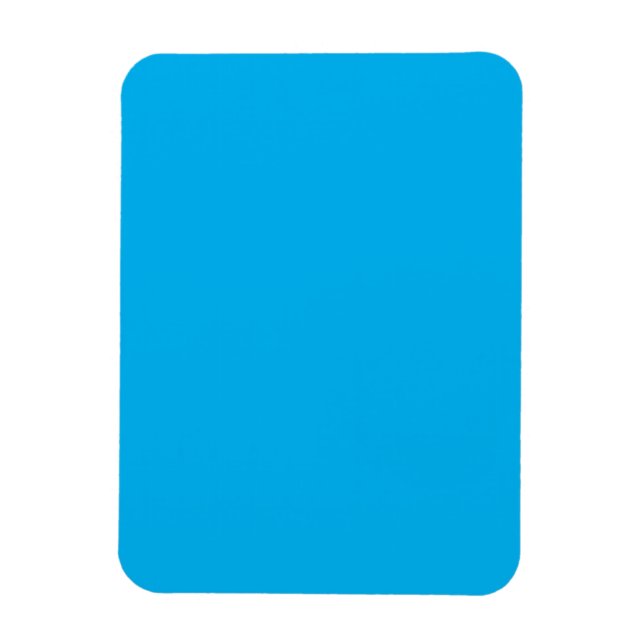 Sky Blue #00B0EF, Ball Blue Magnet (Vertikal)