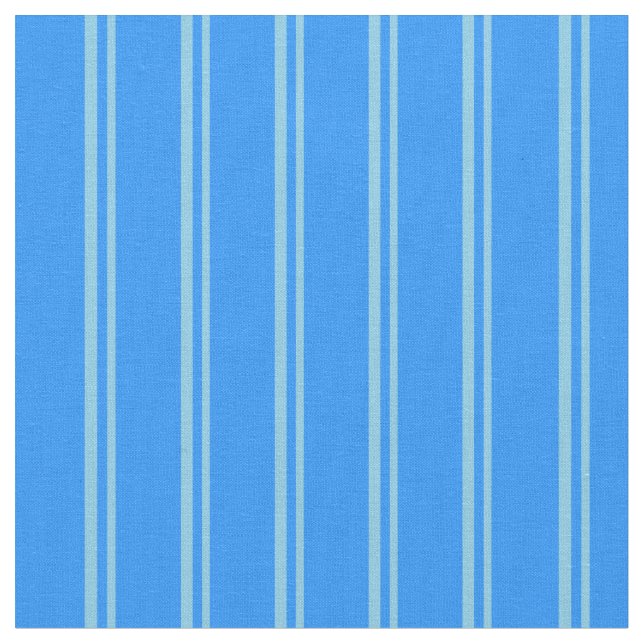 Sky Blue & Blue Streifen/Linse Muster Stoff (Nahaufnahme)