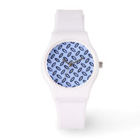 Sky Blue Gemustert Watch