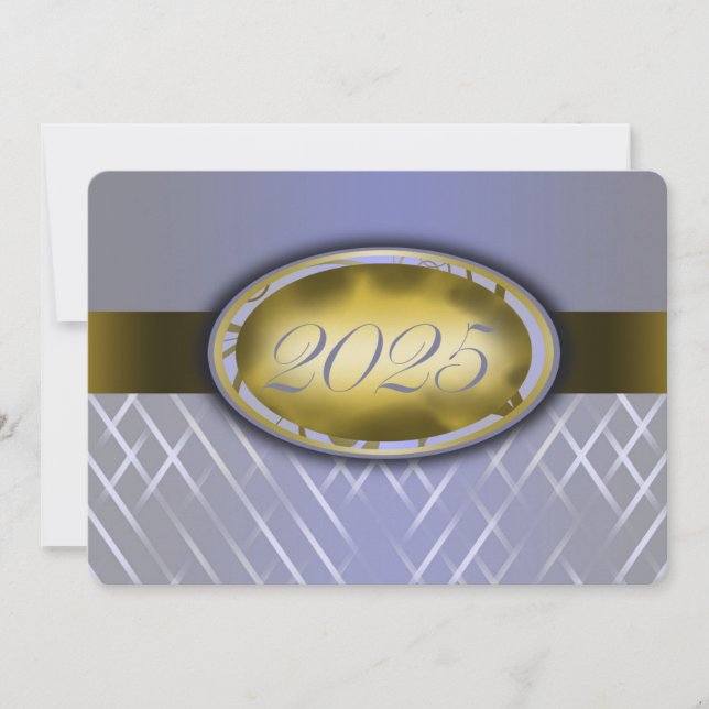 Sky Blue Harvest and Gold Class of 2025 Einladung (Vorderseite)