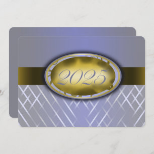 Sky Blue Harvest and Gold Class of 2025 Party Einladung