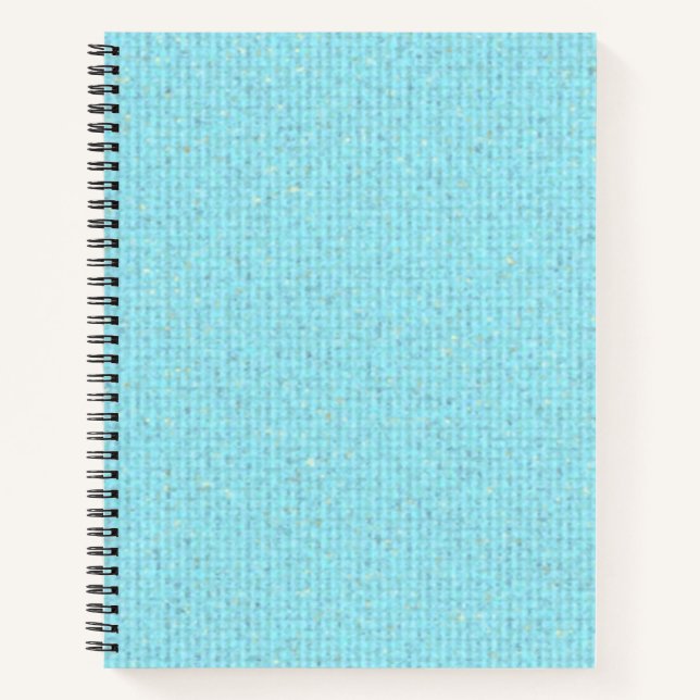 Sky Blue Musterheft Notizbuch (Vorderseite)
