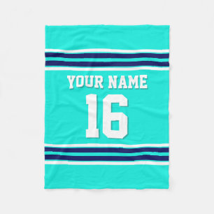 Sky Blue Navy White Team Jersey Sports Jersey Fleecedecke