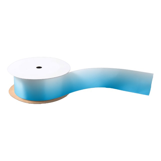 Sky Blue Ombre Satinband (Spule)