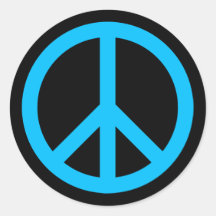 Sky Blue Peace Symbol